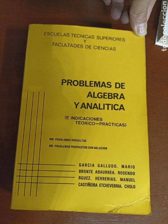Libri di seconda mano: Problemas de &aacute;lgebra y anal&iacute;tica ( e indicaciones te&oacute;rico pr&aacute;ctico) Garc&iacute;a Galludo