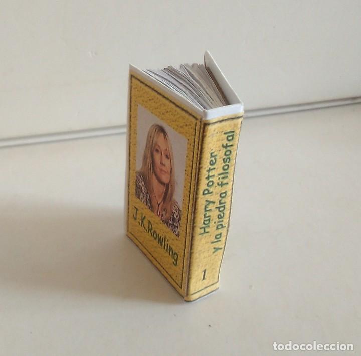 Libros: CINCO LIBROS MINIATURA HARRY POTTER. ARTESANAL. - Foto 4