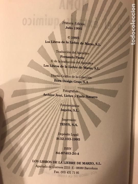 Libros: MDMA. El &eacute;xtasis qu&iacute;mico. Marc Capdevila. La liebre de Marzo. - Foto 3
