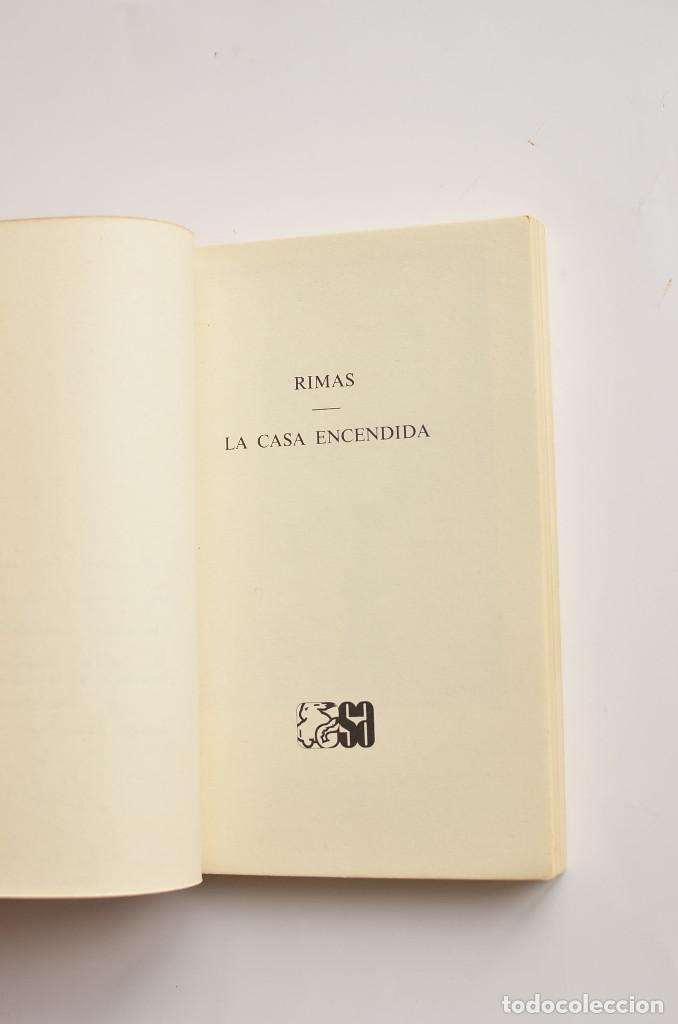 Libros: Rimas y La Casa Encendida - ROSALES, Luis - Foto 3