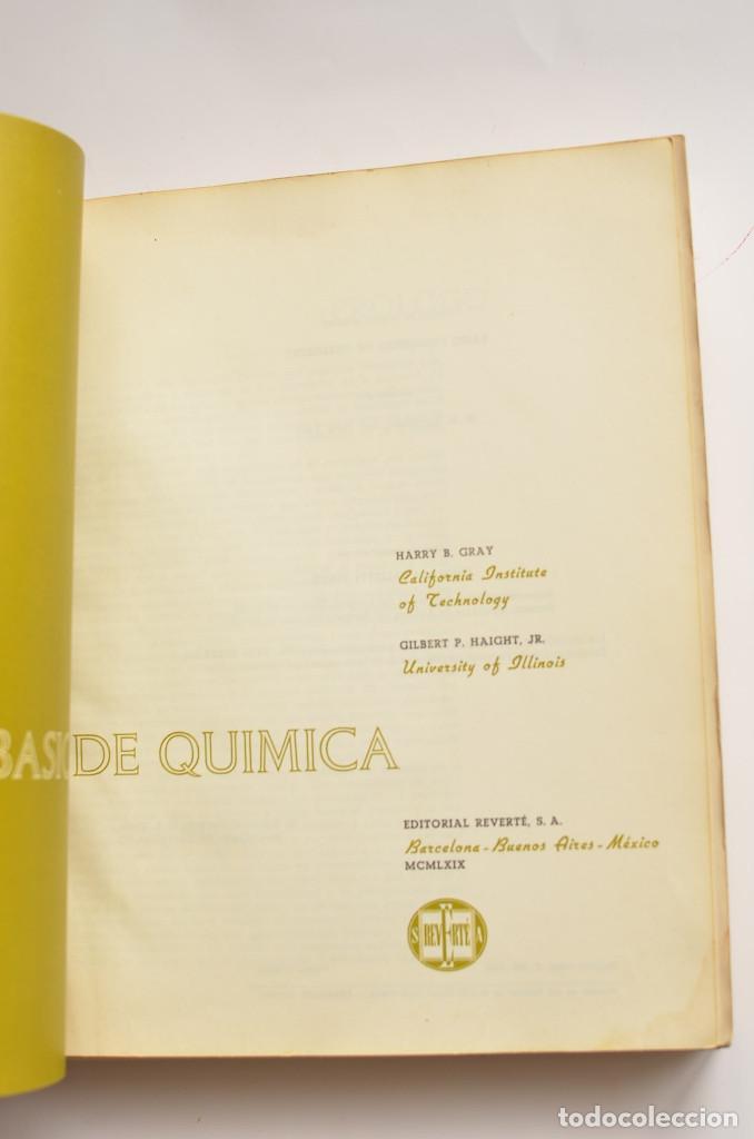 Libros: Principios b&aacute;sicos de qu&iacute;mica - GRAY, Harry B. y HAIGHT, Gilbert P. - Foto 2