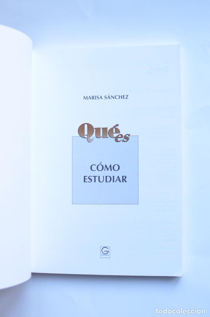 Libros: C&oacute;mo estudiar - S&Aacute;NCHEZ, Mar&iacute;a Luisa - Foto 2