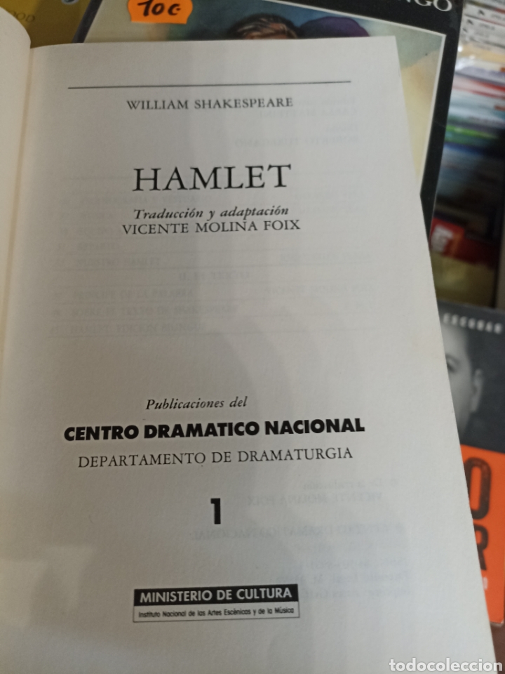 Libros: Hamlet William Shakespeare Vicente Molina Foix, centro dram&aacute;tico nacional - Foto 4