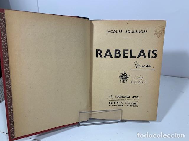 Libros: RABELAIS JACQUES BOULENGER 1942 - Foto 5