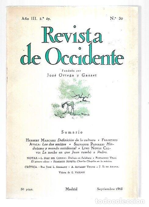 Libros: REVISTA DE OCCIDENTE 30 - VARIOS - Foto 3