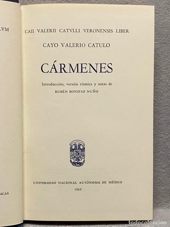 Libros: C&Aacute;RMENES. - CAYO VALERIO CATULO. - Foto 2