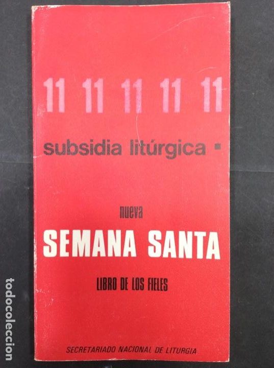 Libros: Semana Santa subsidia lit&uacute;rgica