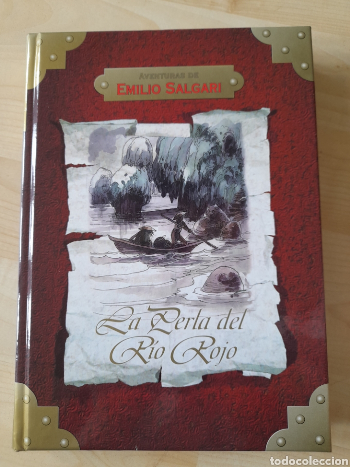 Libros: La perla del r&iacute;o rojo. Emilio Salgari - Foto 1