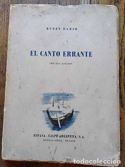Libros: EL CANTO ERRANTE. Tercera edici&oacute;n - Rub&eacute;n Dar&iacute;o - Foto 1