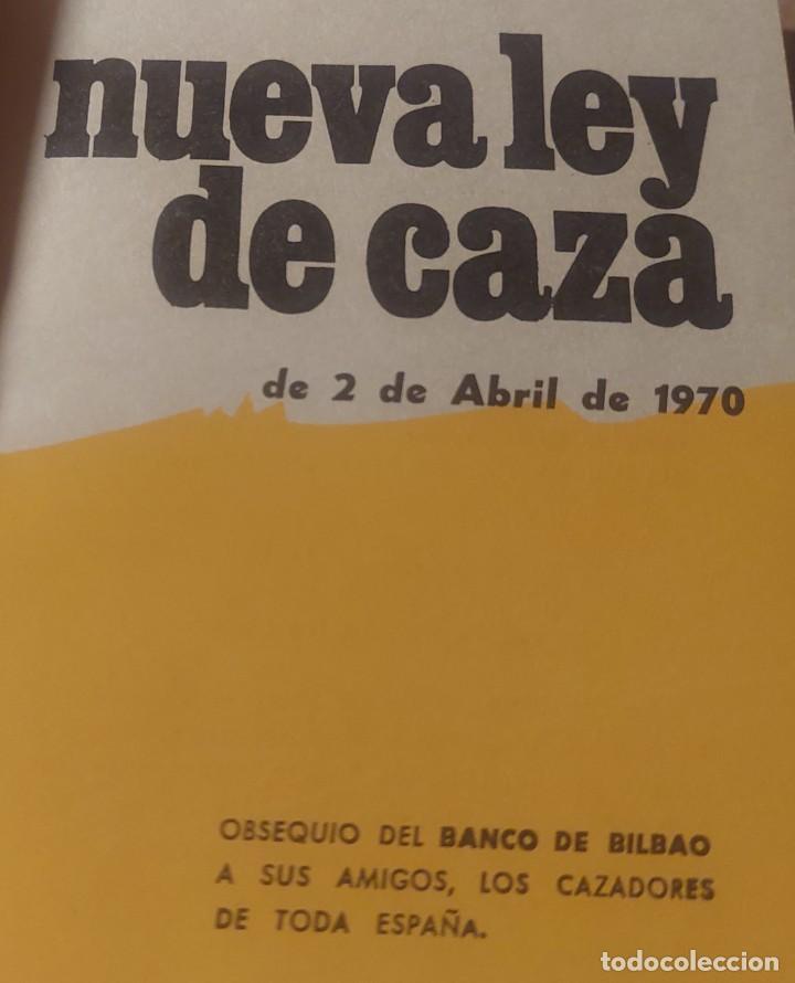 Libros: Libro NUEVA LEY DE CAZA A&Ntilde;O 1970 - Foto 2
