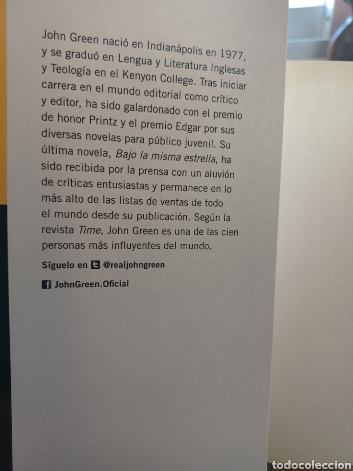 Libros: Barybook.C20 . . . ciudades de papel John green - Foto 3