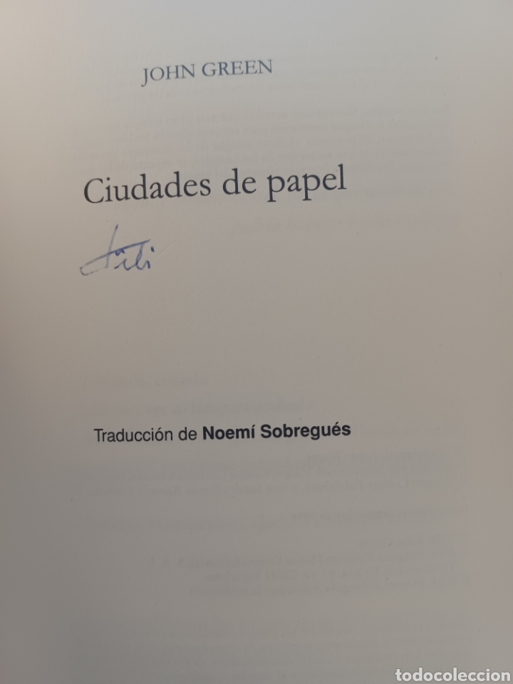 Libros: Barybook.C20 . . . ciudades de papel John green - Foto 4