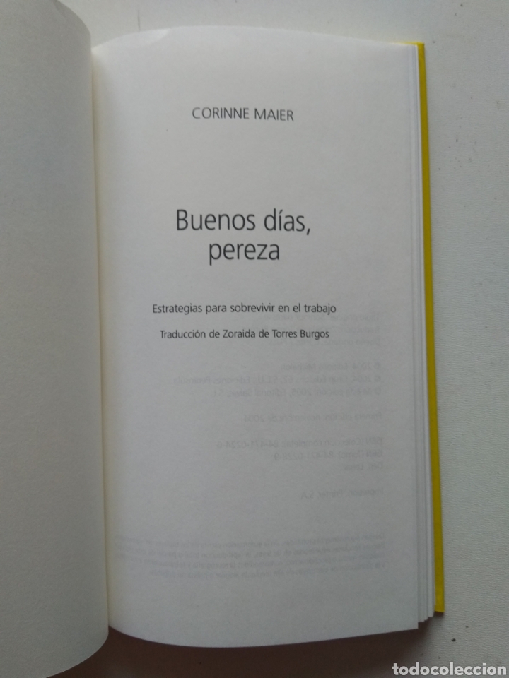 Libros: BUENOS DIAS PEREZA/CORINNE MAIER - Foto 2