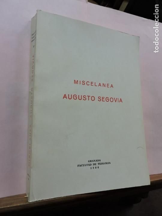 Livres: Micel&aacute;nea. Augusto Segovia. Facultad de Teolog&iacute;a. Granada 1986.