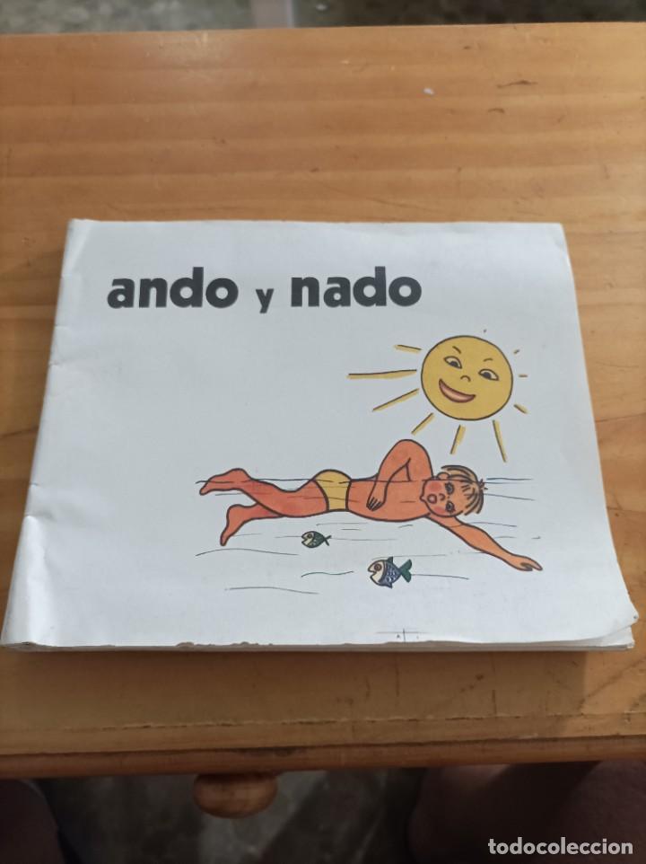 books: ANDO Y NADO.PRIMEROS PASOS EN EL AGUA.MANUEL FERNANDEZ FERN&Aacute;NDEZ,1974,SIN P&Aacute;GINAS.