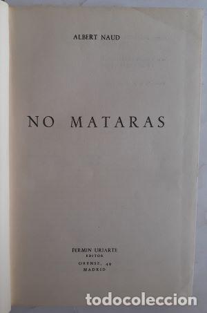 Libros: No matar&aacute;s - Albert Naud - Foto 1
