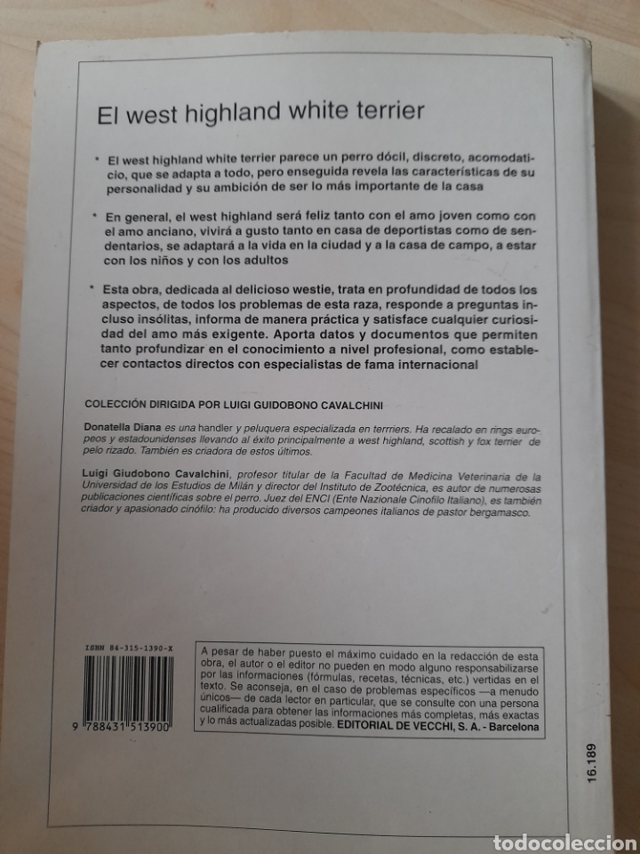 Libros: El West Highland white terrier. Donatella Diana - Foto 2