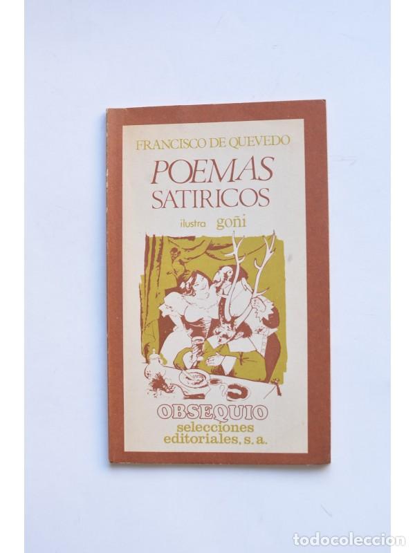Libros: Poemas sat&iacute;ricos - QUEVEDO, Francisco de - Foto 1