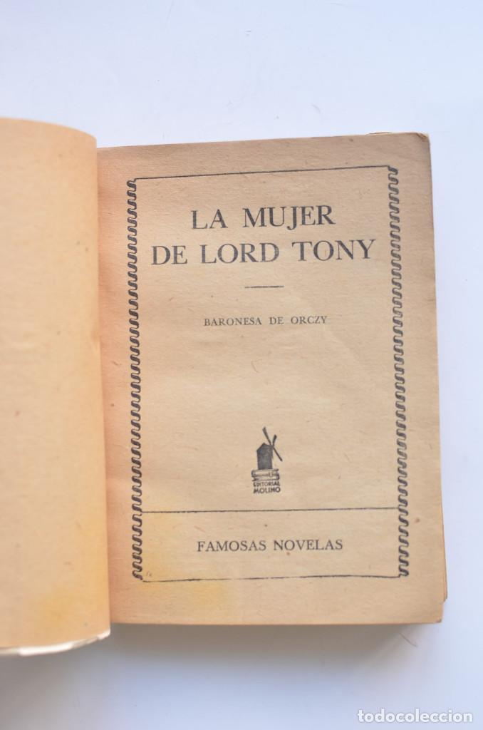 Libros: La mujer de lord Tony - ORCZY, Baronesa de - Foto 2