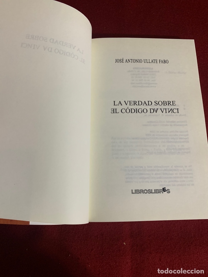 Libros: La verdad sobre el c&oacute;digo da Vinci. Jos&eacute; Antonio Ullate Fabo. - Foto 5