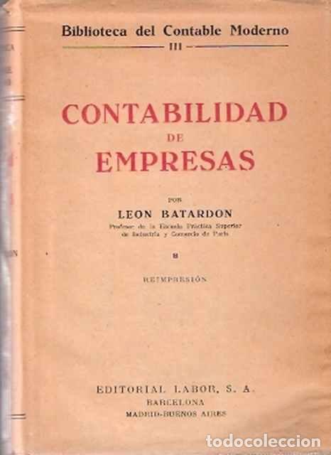 Libros: Contabilidad de Empresas - Batard&oacute;n, Le&oacute;n - Foto 1