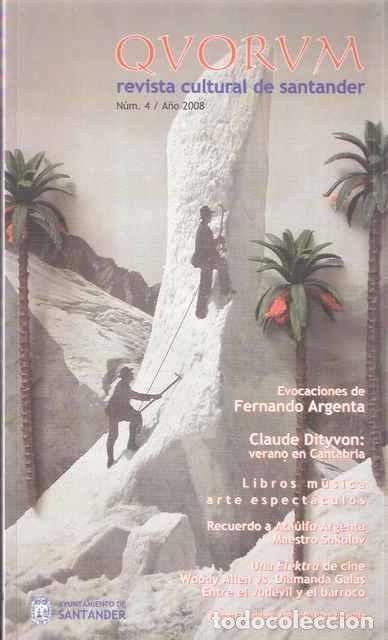 Libros: Quorum, n&ordm; 4. Revista cultural de Santander - AA.VV. - Foto 1