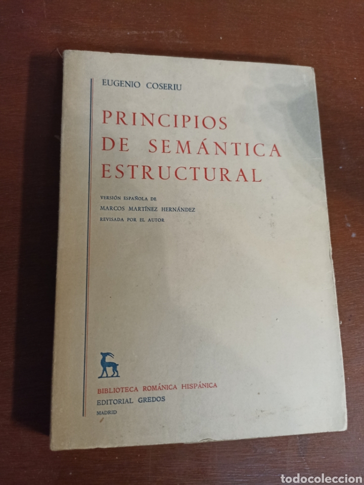 Libros: Principios de semantica estructural Eugenio Coseriu, editorial Gredos - Foto 1