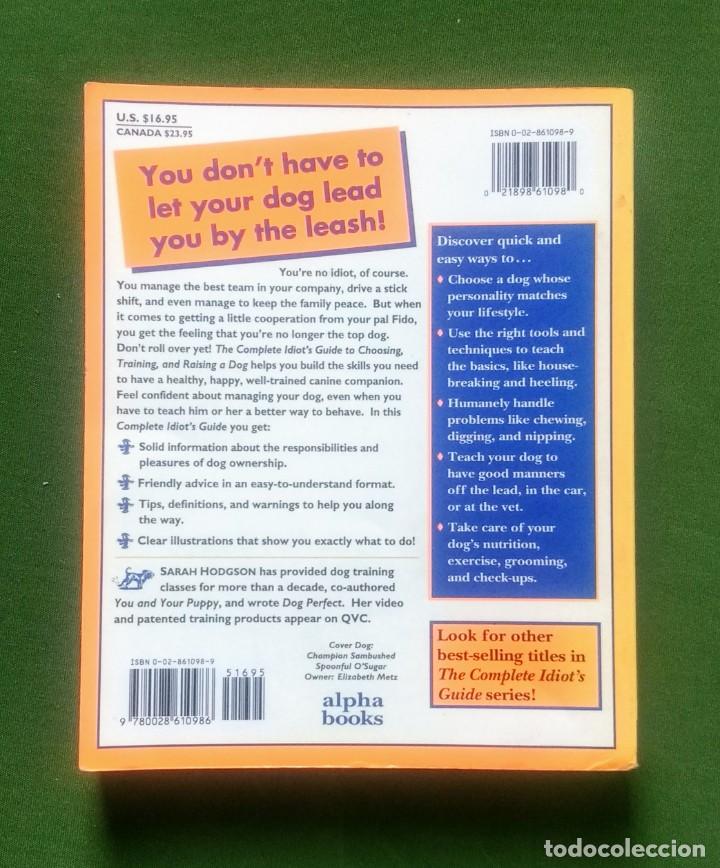 Libros: CHOOSING, TRAINING, AND RAISING A DOG - SARAH HODGSON. - Foto 2