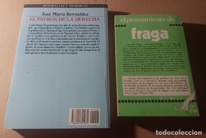 Libros: 2 libros. MANUEL FRAGA - Foto 2