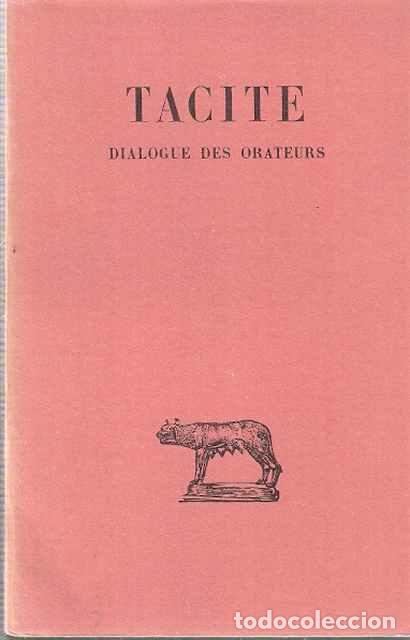 Libros: Dialogue des orateurs - Tacite - Foto 1