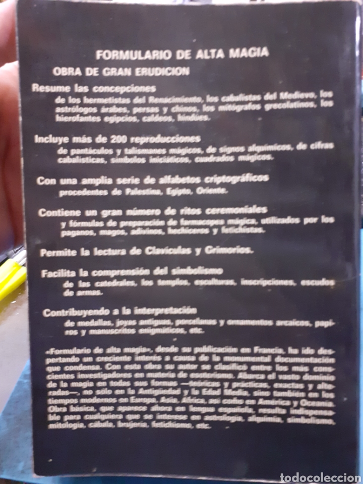 Libros: FORMULARIO DE ALTA MAGIA - PIOBB,P.V. - Foto 2