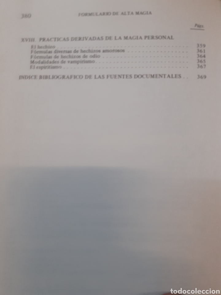 Libros: FORMULARIO DE ALTA MAGIA - PIOBB,P.V. - Foto 7