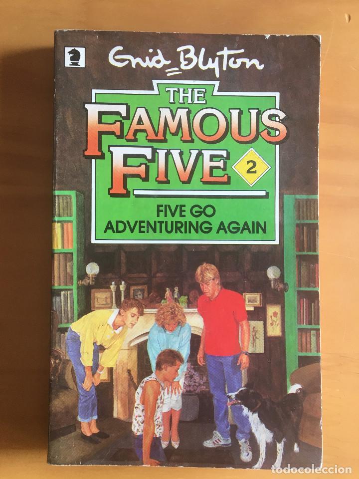 Libros: FIVE GO ADVENTURING AGAIN - THE FAMOUS FIVE - ENID BLYTON - Foto 1