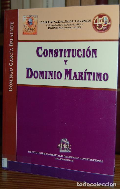 Libros: CONSTITUCION Y DOMINIO MARITIMO - GARCIA BELAUNDE, Domingo - Foto 1