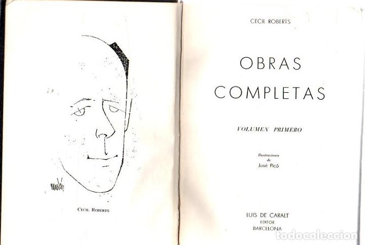 Libros: Obras completas. Tomo I - Roberts, Cecil - Foto 1