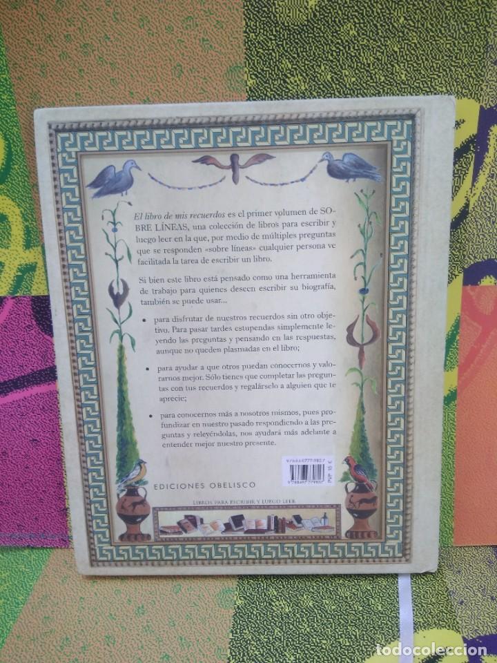Libros: Libro El libro de mis recuerdos, libros para escribir y luego leer - Foto 3