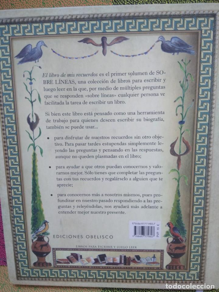 Libros: Libro El libro de mis recuerdos, libros para escribir y luego leer - Foto 4