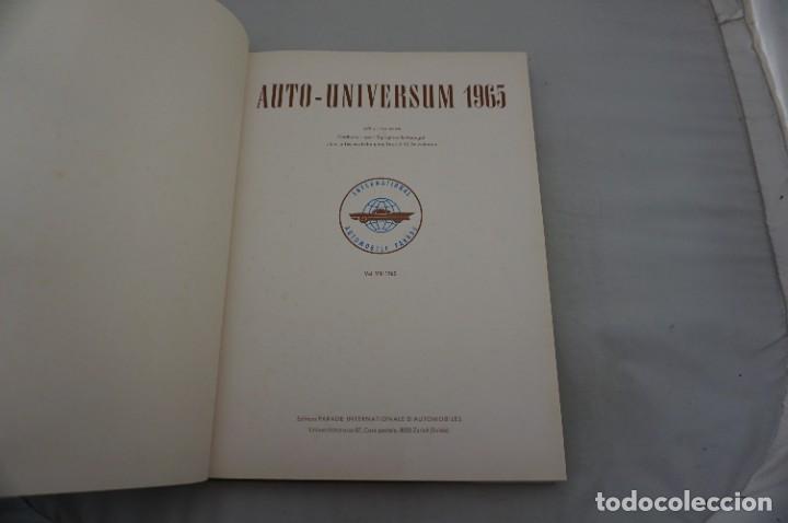 Libros: 13D/ AUTO - UNIVERSUM 1965 - INTERNACIONAL AUTOMOBILE PARADE - Foto 3