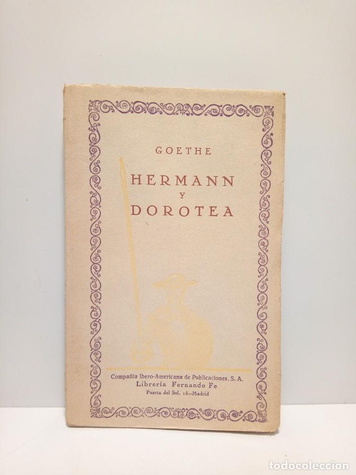 Libros: GOETHE - Hermann y Dorotea - Foto 1