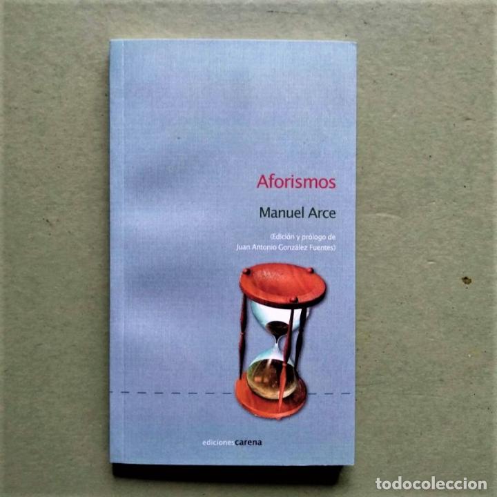 Libros: Aforismos. (Ejemplar dedicado). - Arce, Manuel. - Foto 1