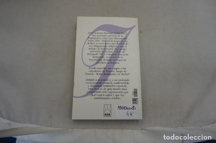 Libros: AR1112A/ LA INQUISICION - JUAN ANTONIO LLORENTE / ALBA EDITOR - Foto 5