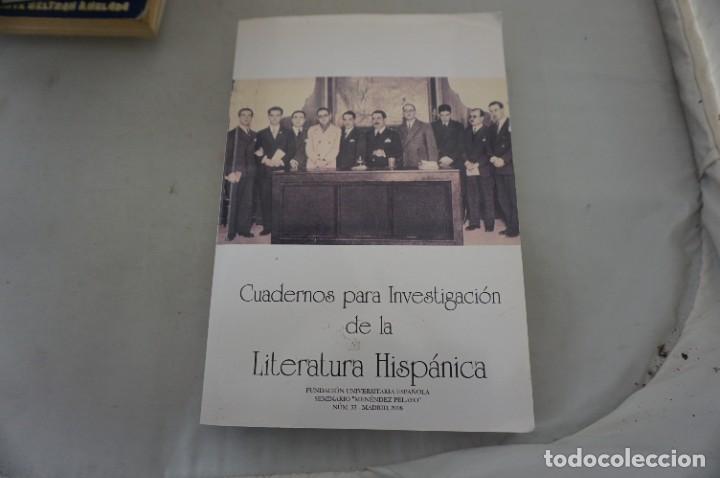 books: AR13DE/ CUADERNOS PARA LA INVESTIGACION DE LA LITERATURA HISPANICA