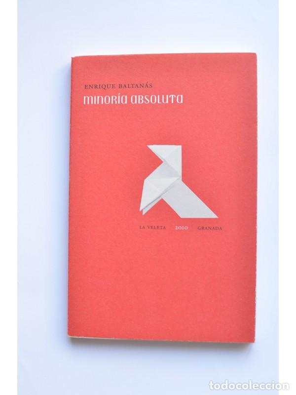 Libros: Minor&iacute;a absoluta - BALTAN&Aacute;S, Enrique - Foto 1