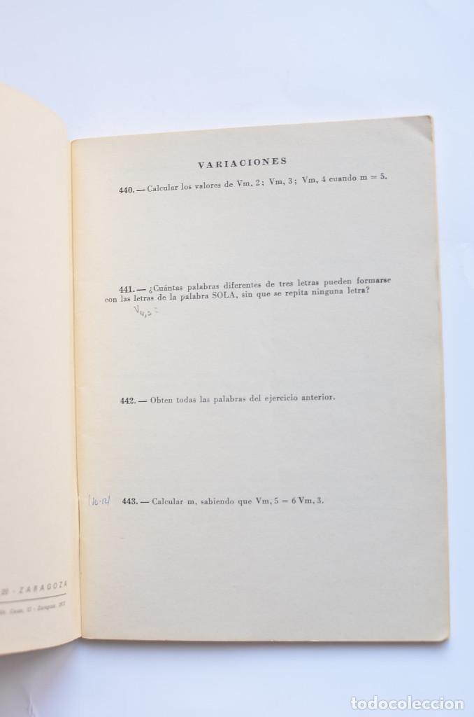 Libros: Cuestiones y problemas de combinatoria y complejos. Quinto curso - BARREIRO - RUBIO - Foto 3