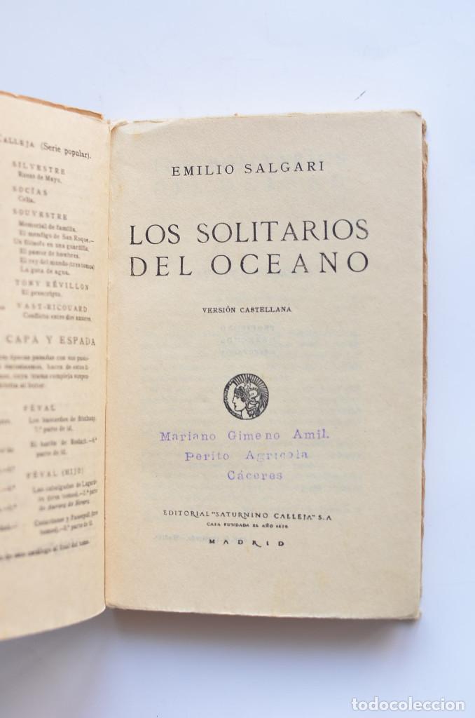 Libros: Los solitarios del Oc&eacute;ano - SALGARI, Emilio - Foto 2