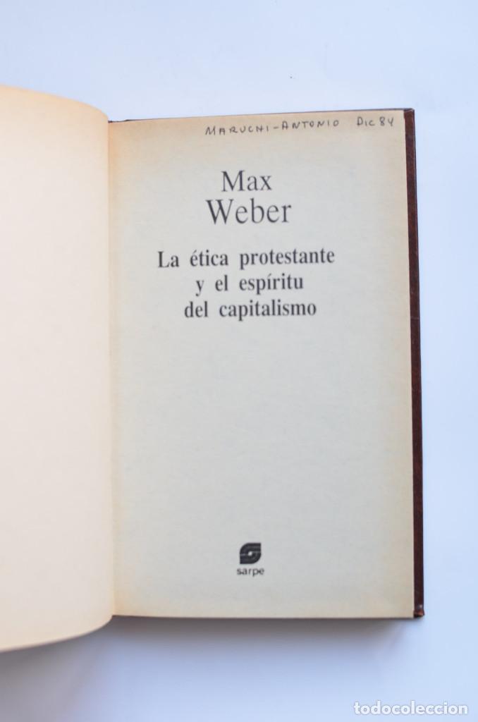 Libros: La &eacute;tica protestante - WEBER, Max - Foto 2