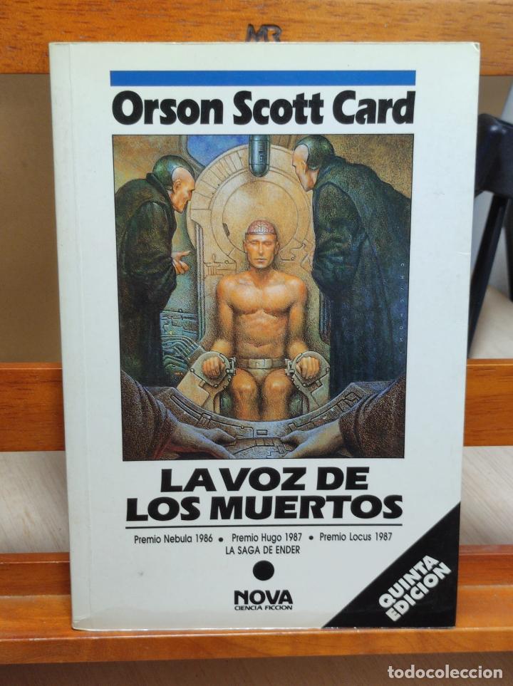 Libros: LA VOZ DE LOS MUERTOS - ORSON SCOTT CARD - EDICIONES B - NOVA - 1992 (A32) - Foto 1