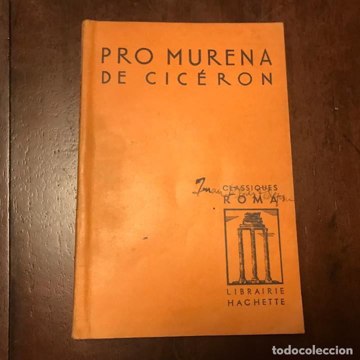 Libros: Pro Murena de Cicer&oacute;n (Lat&iacute;n) - Paul Delacroix (ed) - Foto 1