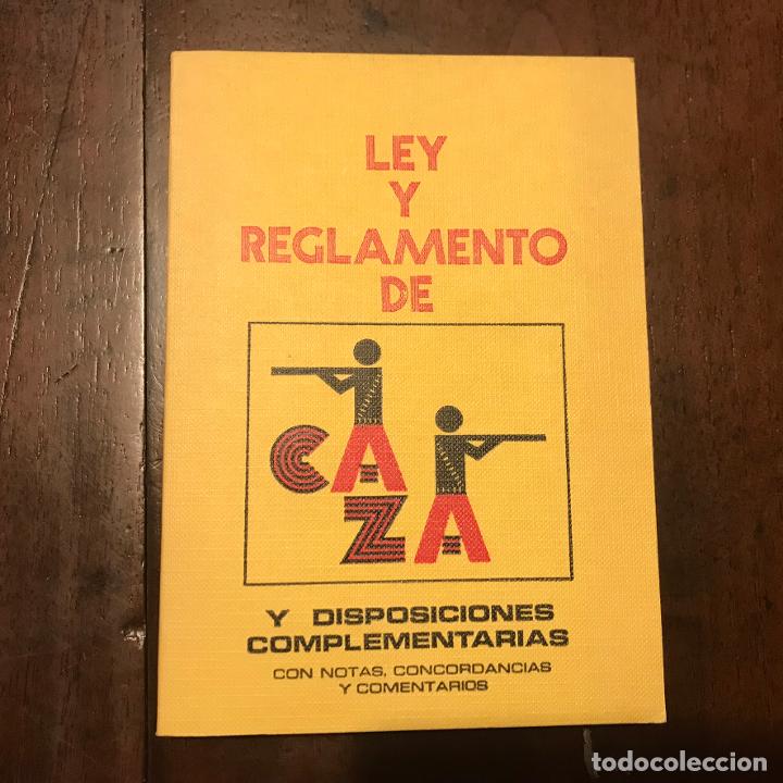 Libros: Ley y reglamento de caza y disposiciones complementarias - Lamberto Ruiz Jauregui - Foto 1