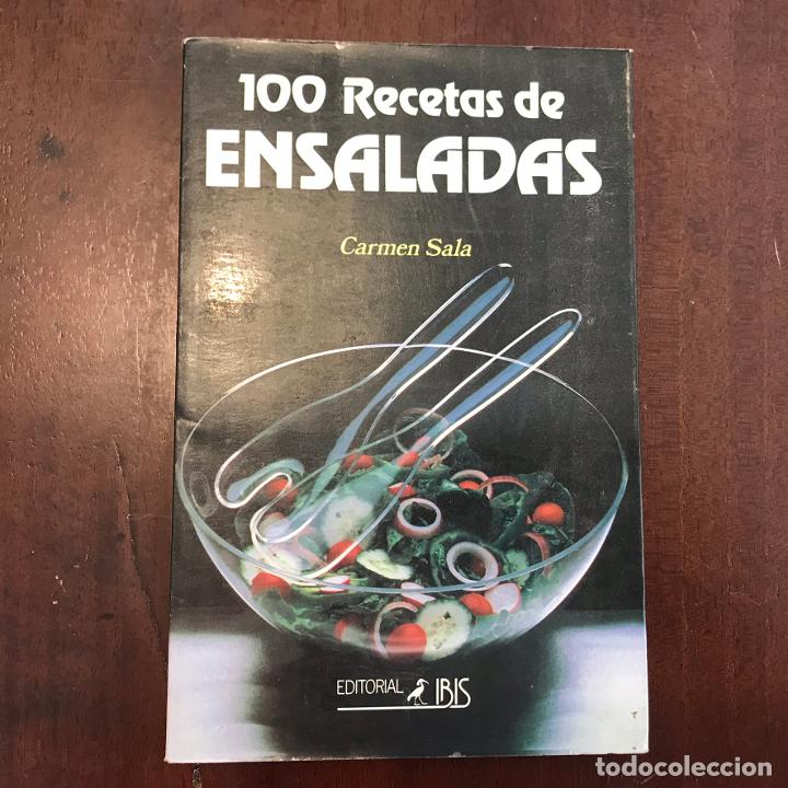 Libros: 100 recetas de ensaladas - Carmen Sala - Foto 1